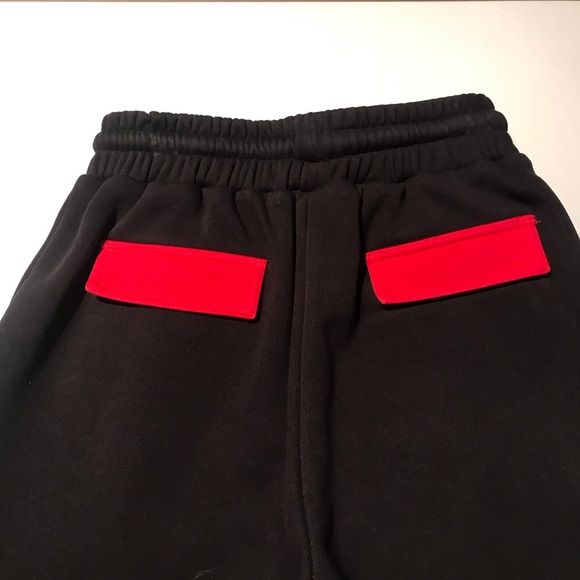 I.AM.GIA Celeb Blogger Fave Blaster Jogger Pants in Black Red Yellow Size Small - Picture 10 of 11